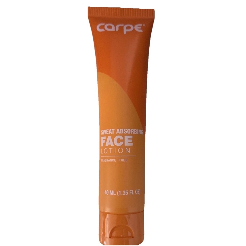 Carpe Sweat Absorbing Face Lotion Fragrance Free 1.35 fl oz Sealed